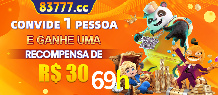Banner institucional da 69h sobre parceria de marcas e criação de uma marca de excelência, apresentando os mascotes de jogos populares como o Fortune Tiger.